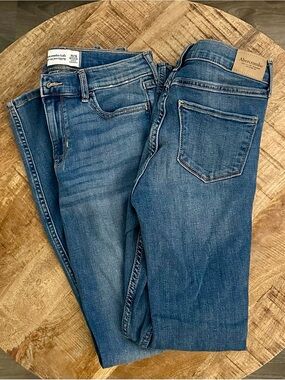 Girls Abercrombie & Fitch Jeans - 2 pair